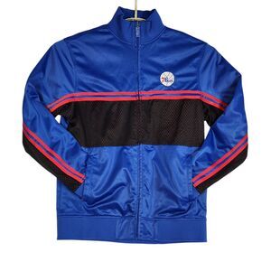 Philadelphia 76ers UNK Jacket Mens Large Blue NBA Basketball Track Warm Up